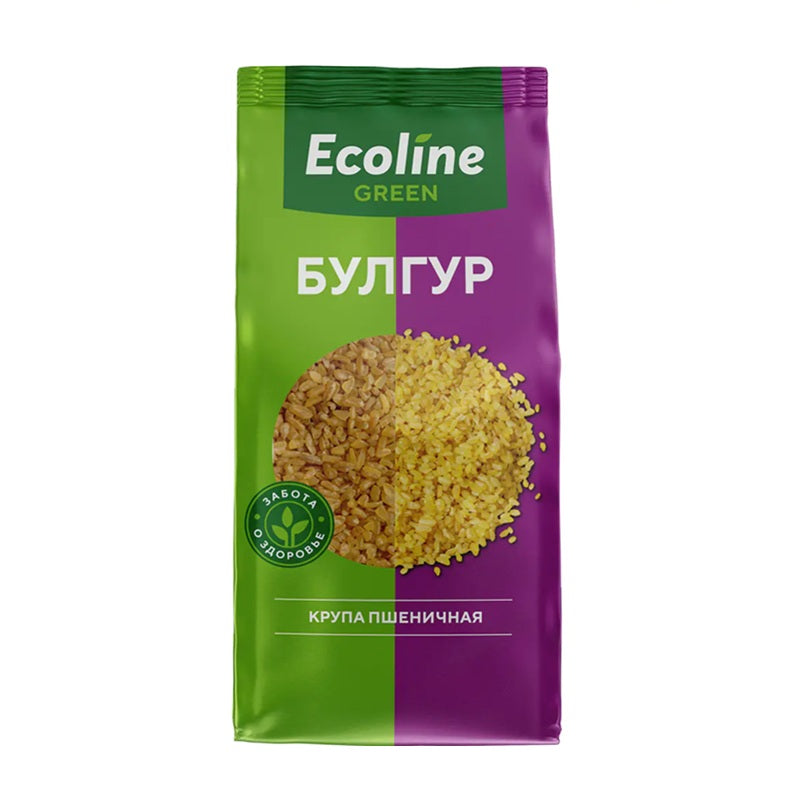 "ECOline GREEN" Wheat Groats Bulgur, 800g