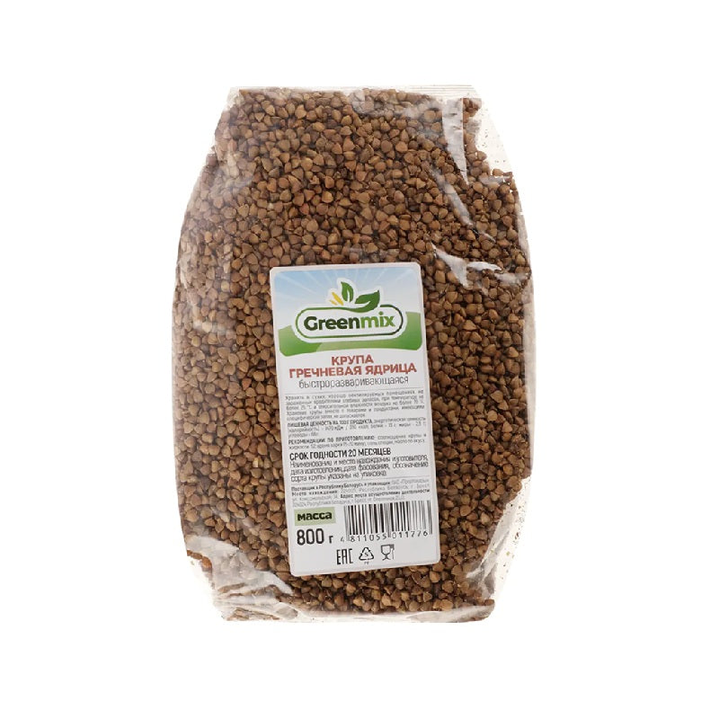 "Greenmix" Buckwheat Groats Kernel, Quick-boiling, 800g