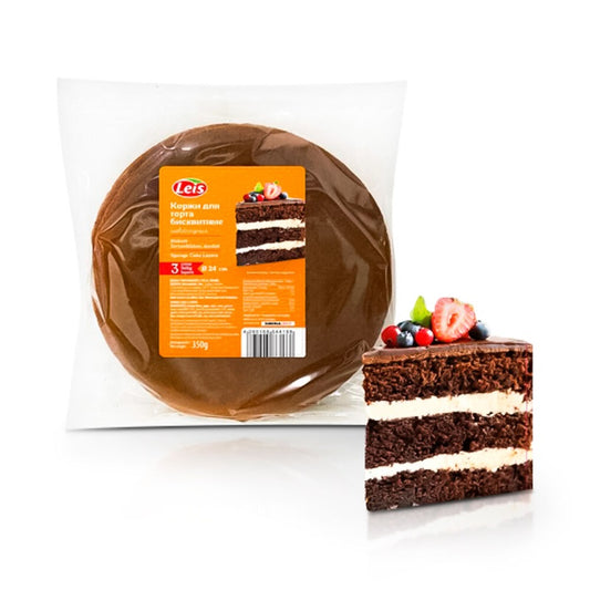 "Lei" Sponge Cake Layers Chocolate, 350g
