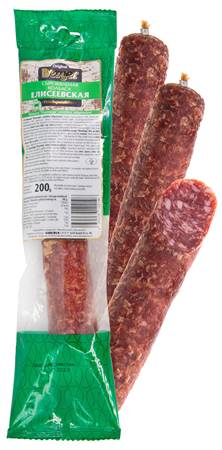 Sausage Eliseevskaya air dried.200g