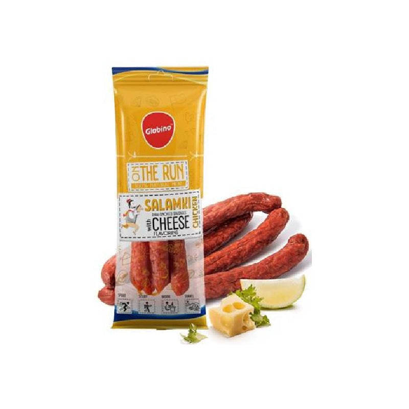 "Globino" Chicken Sausage Salamki with Cheese Flavor, 70g