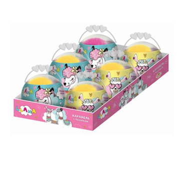 LAMA lollipop with toy in ball 15g