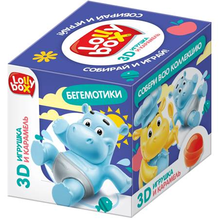 Lolly Box Candy Caramel Gift Hippo 11.4g