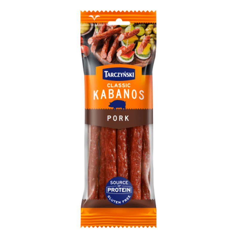 Tarczynski Kabanos Pork Classic Thin Smoked Sausage 200g