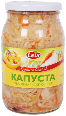 Sauerkraut with cranberries 880g
