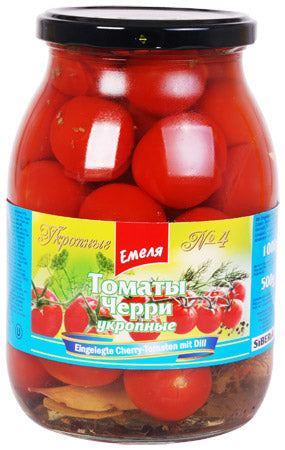 Emela tomatoes 1L Cherry Nr4 with dill
