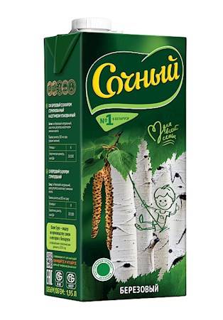 Sochnyj Birkensaft 100% 1,95L