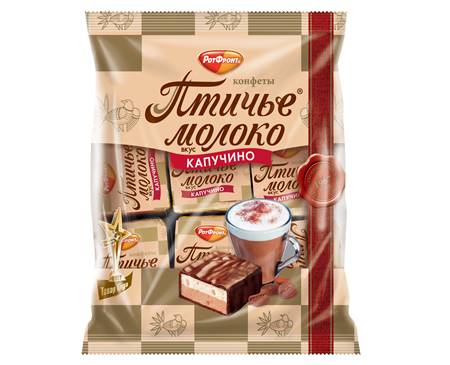 Chocolate comf. "Ptitsche Moloko" cappuccino 225g