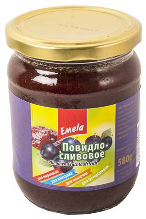 Emela plum jam 630g