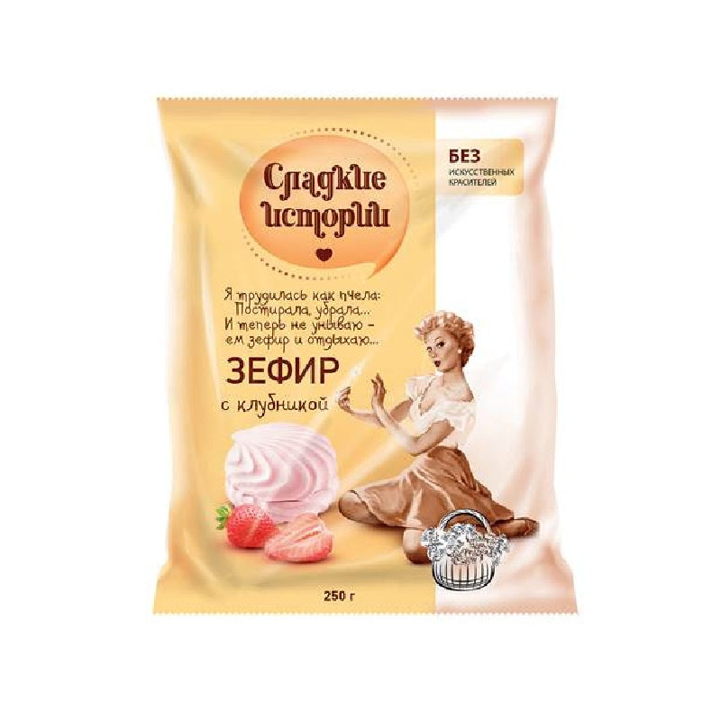 SWEET STORIES FOAM CAKE STRAWBERRY 250G