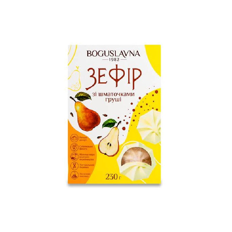 Boguslavna Zephyr with Pear Slices, 230g