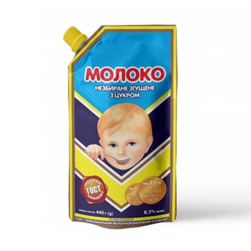 Condensed Whole Milk with Sugar 8.5%, 440g