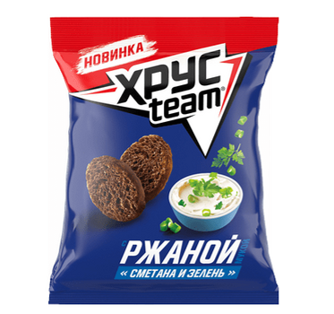 Croutons Khrustim rye sour cream/greens 60g