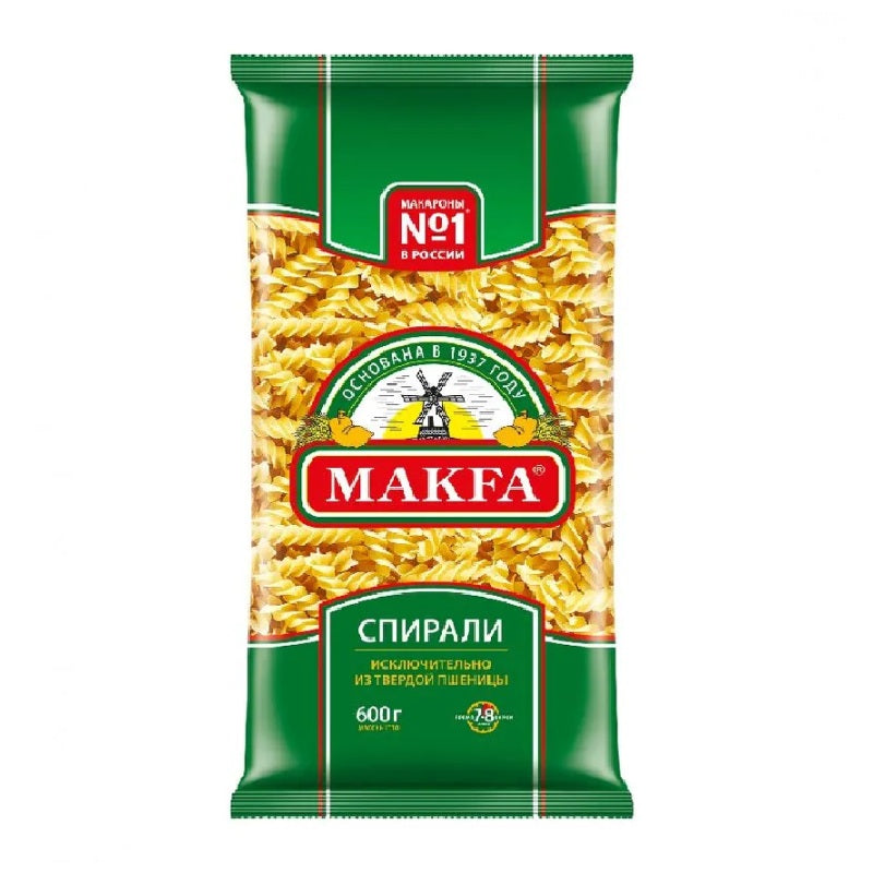 Pasta Makfa Spiral, 600g