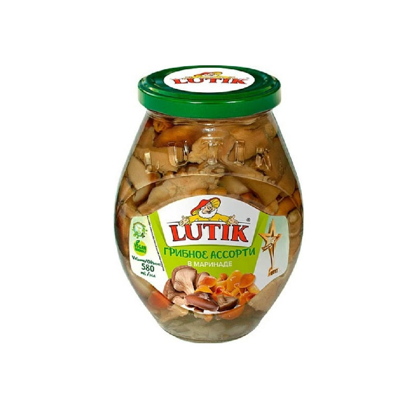 Lutik Assorted Mushroom in Marinade, 580g