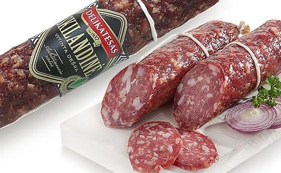 Dry cured Sausage SKILANDINĖ, weighed, 360g