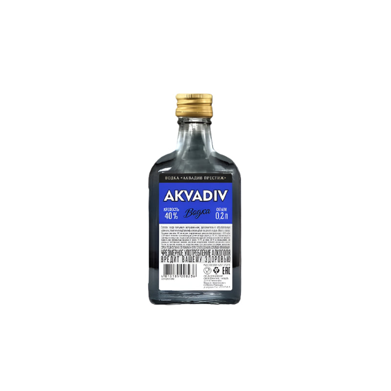 Vodka Aquadiv Prestige 40%, 0.2L