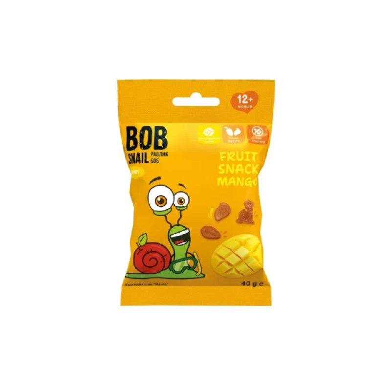 Bob Snail Natural Sweets Mango Snack, 40g