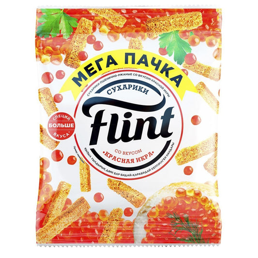 "Flint" Croutons Red Caviar, 100g
