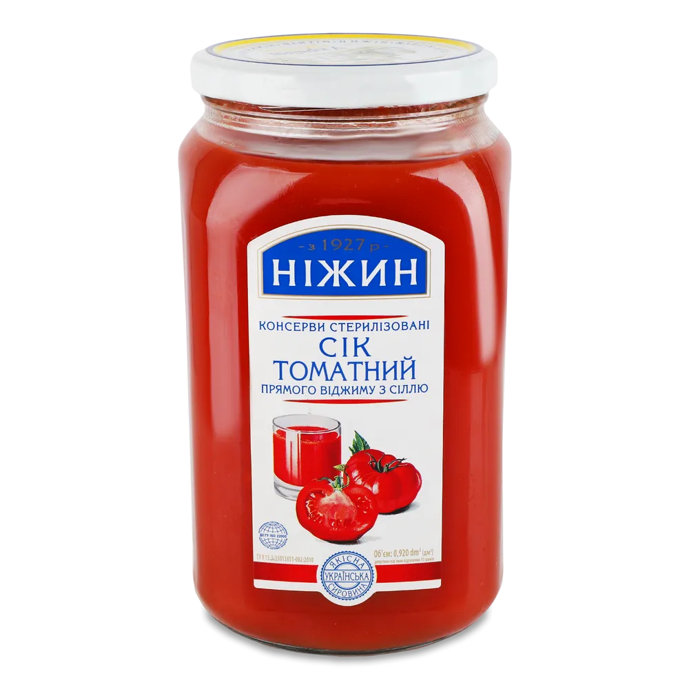 Nezhin Tomato Direct Juice with Salt 920g