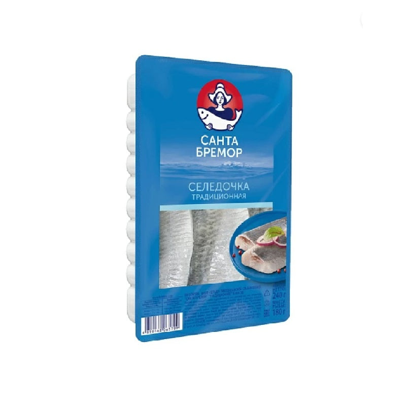 Herring fillet "Santa Bremor" "Traditional" in Oil, 240g