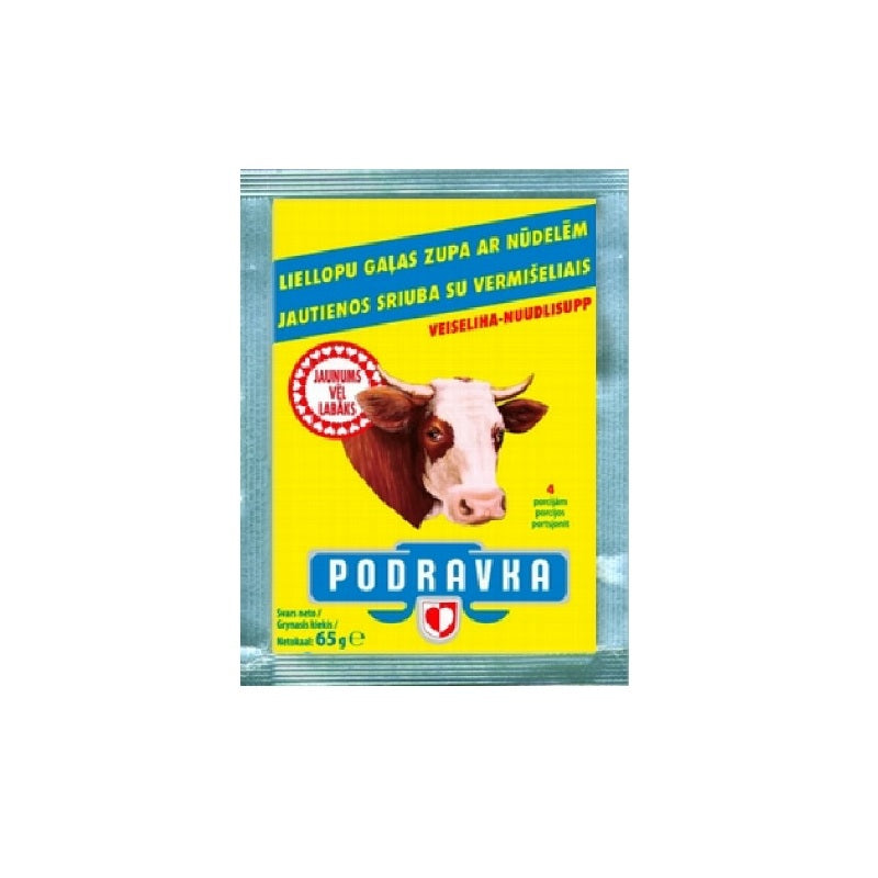 PODRAVKA Beef Soup with Noodles, 65g