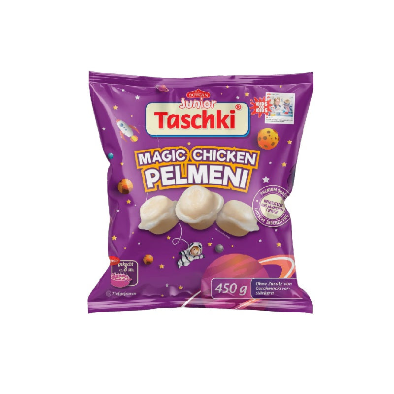 Dovgan Tashki Junior Mini Pelmeni with Chicken Filling, 450g