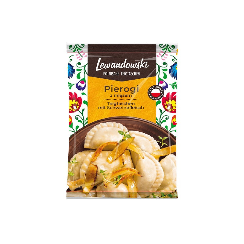 Lewandowski Pierogi Z Miesem Dumplings with Pork Filling, 500g