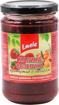 Emela Raspberry/Sea Buckthorn Fruit Spread 350g