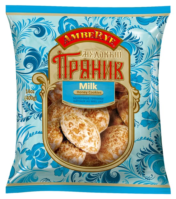 Gingerbread Honey Cookies AMBERYE milk, 400g