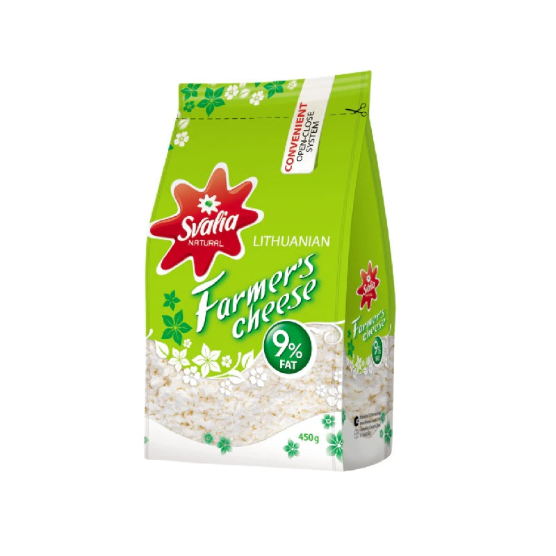 Cottage Cheese "Svalia" 9% Fat, 450g
