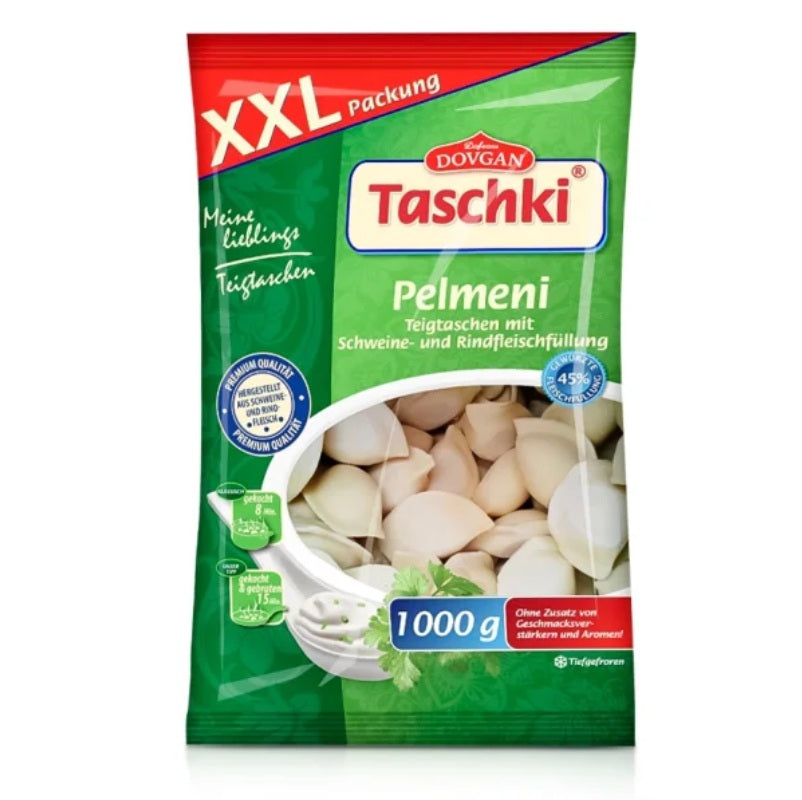 Taschki Dumplings XXL stuffed with Pork and Beef Filling, 1000g