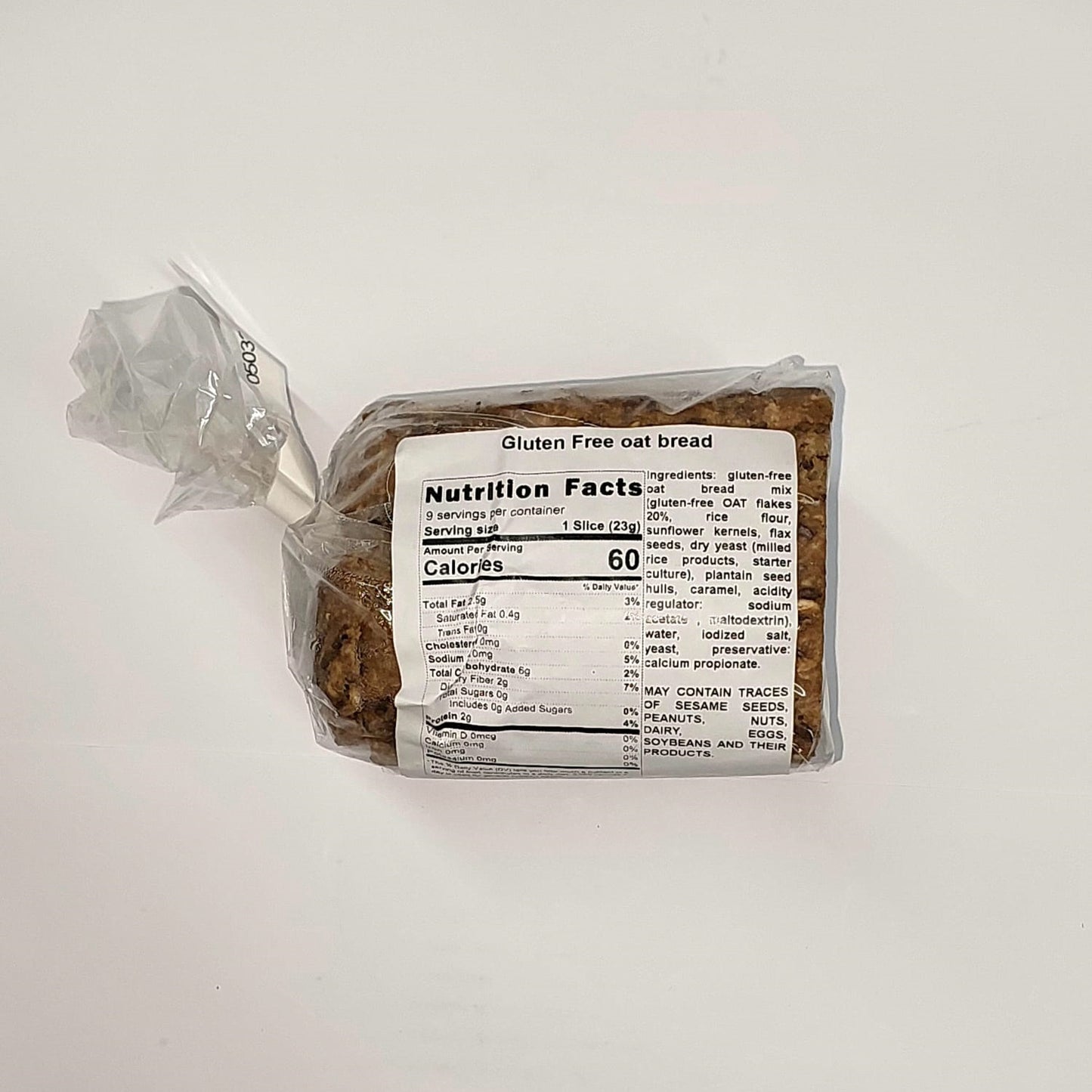 Gluten - Free Oat Bread, 210g