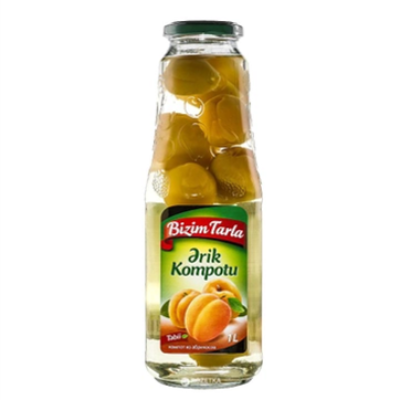 Bizim Tarla Apricot compote 1L