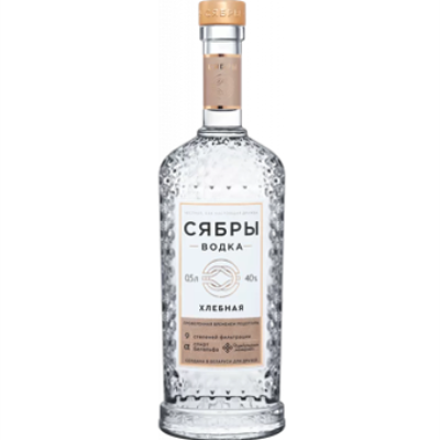 Vodka Syabry. Bread 40%, 0.7L