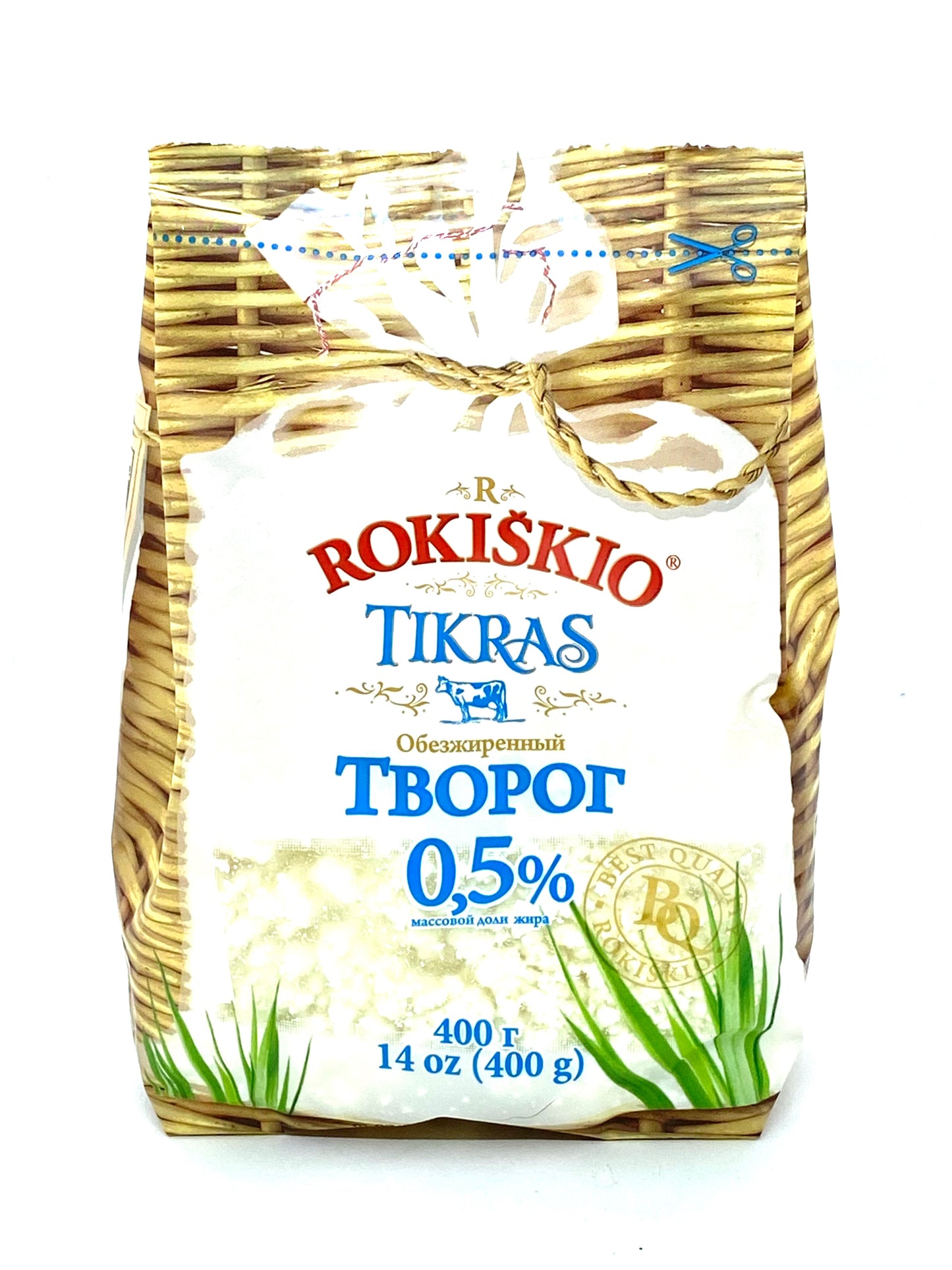 Farmer cottage Cheese TIKRAS , Lithuania fat 0.5%, 400g
