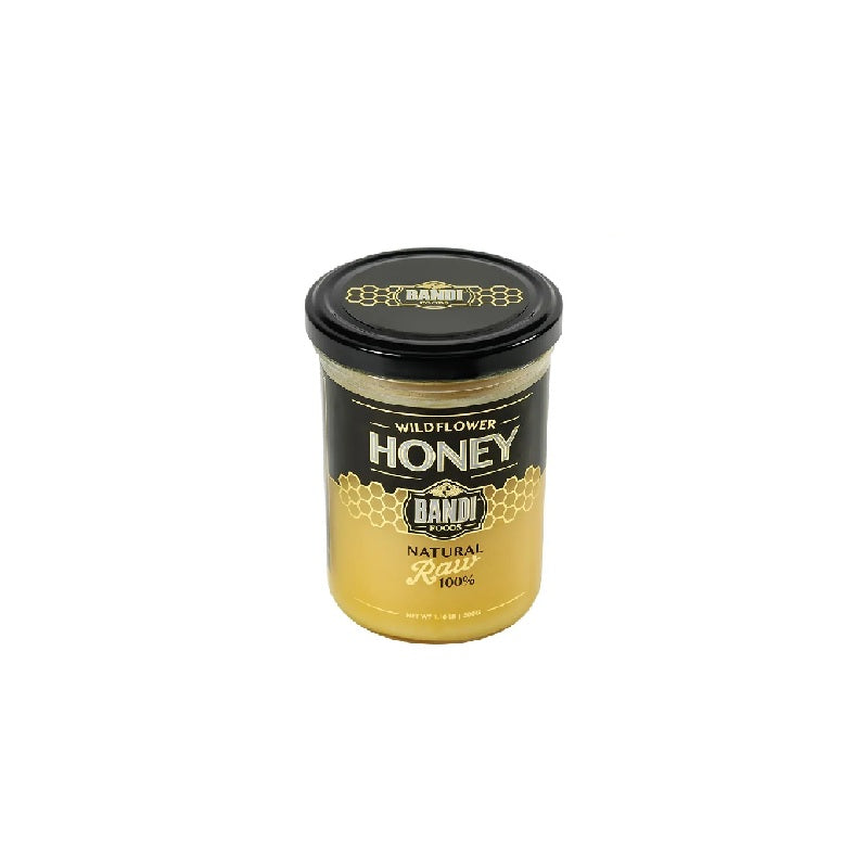 Wildflower Honey BANDI FOODS Raw 100%. 500g