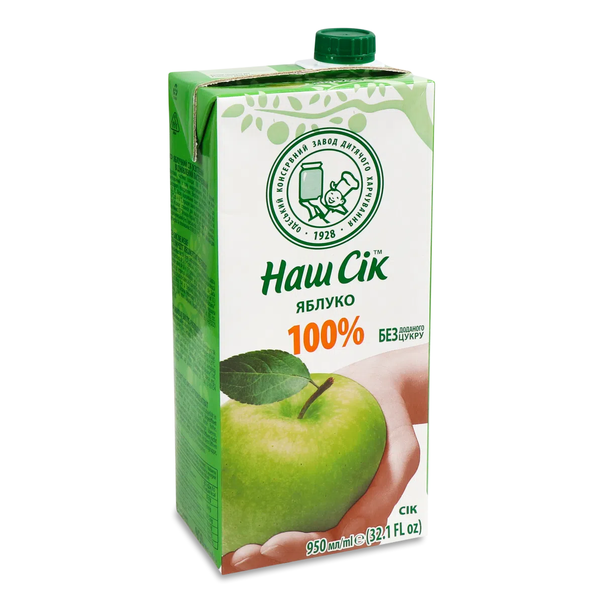 Nasch Sok Juice Apple 0.95L T-Pack