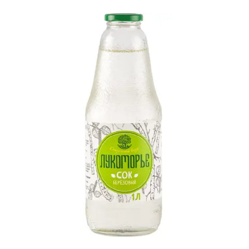 Lukomorye Birch Juice with Sugar Sterilized, 1L
