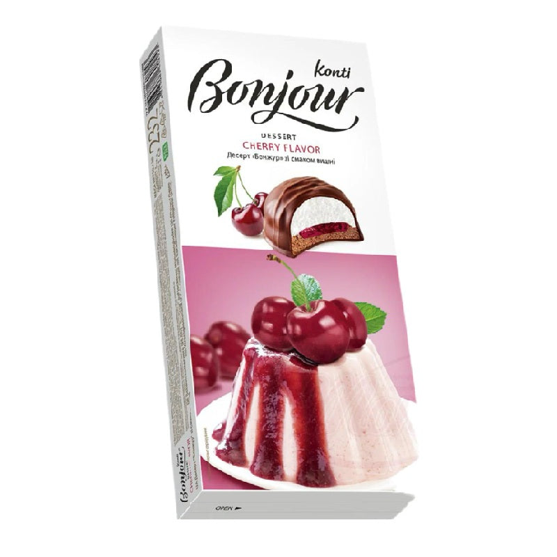 BONJOUR, Dessert Cookies with Cherry Flavor, 232g