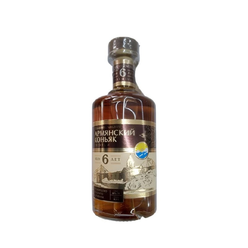 Cognac Armyanskiy Premium 6 years 0.5L