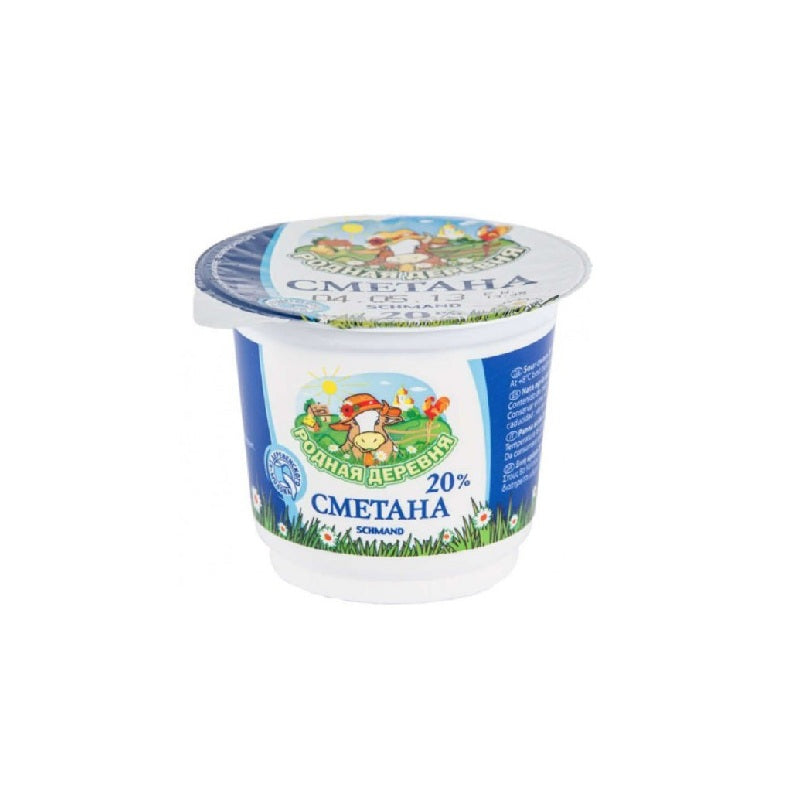 Sour cream 20%fat. 250gr. NATIVE VILLAGE