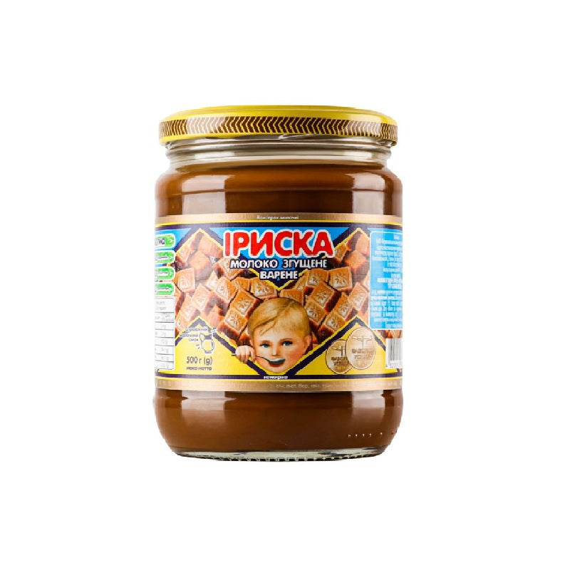 "Pervomaysk" Boiled Condensed Milk "Iriska" Toffee 0.0%, 500g