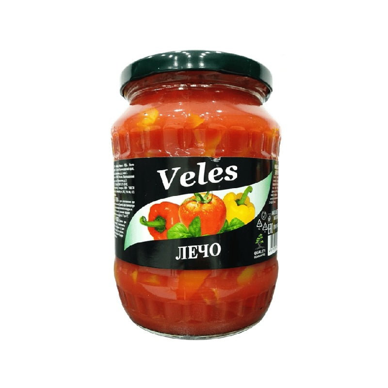 VELES Canned Vegetable Lecho, Sterilized, 700g