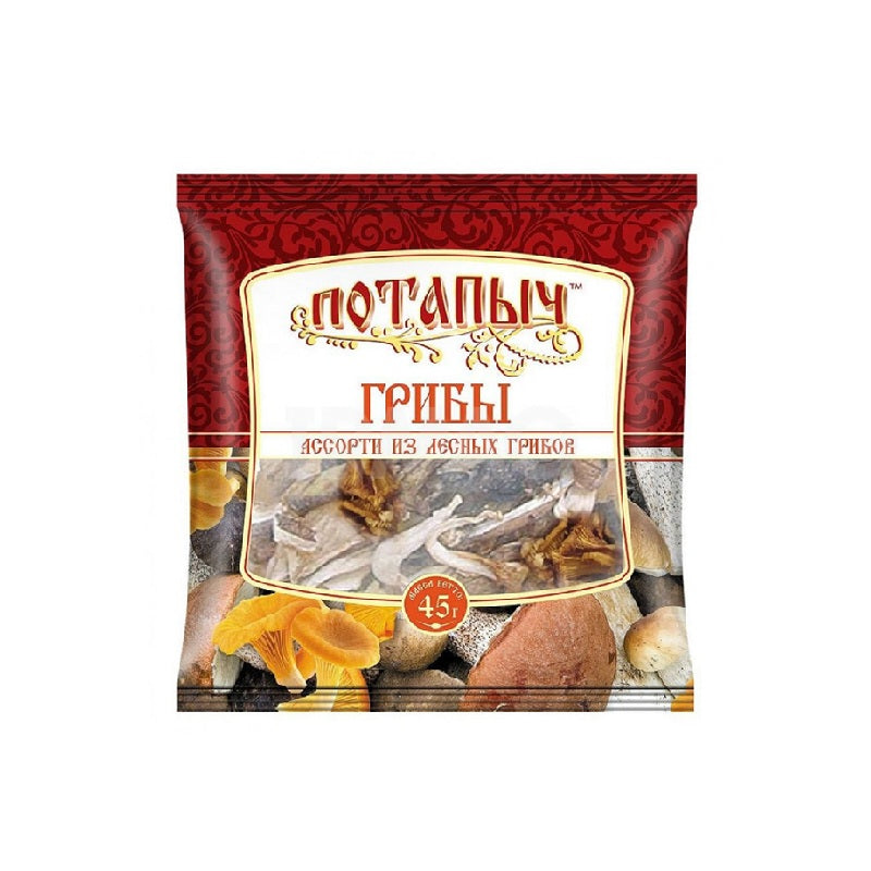 Potapych Assorted Dried Wild Mushrooms, 45g