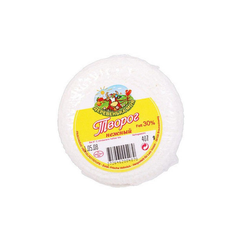 Fresh granular cottage cheese 30% fat 370g