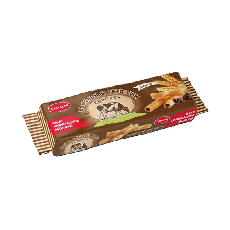 Slodych Korovka Wafer Rolls with Chocolate Milk Flavor, 170g