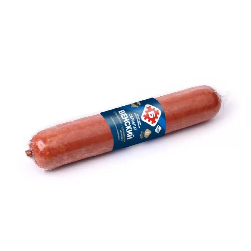 Boiled and Smoked sausage "Viennese Cervelat" Salami, 500g