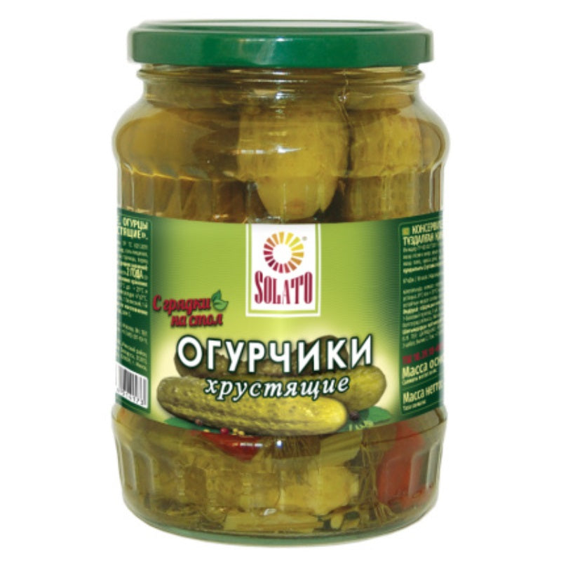 "SOLATO" Cucumber Crispy 6-9cm, 680g