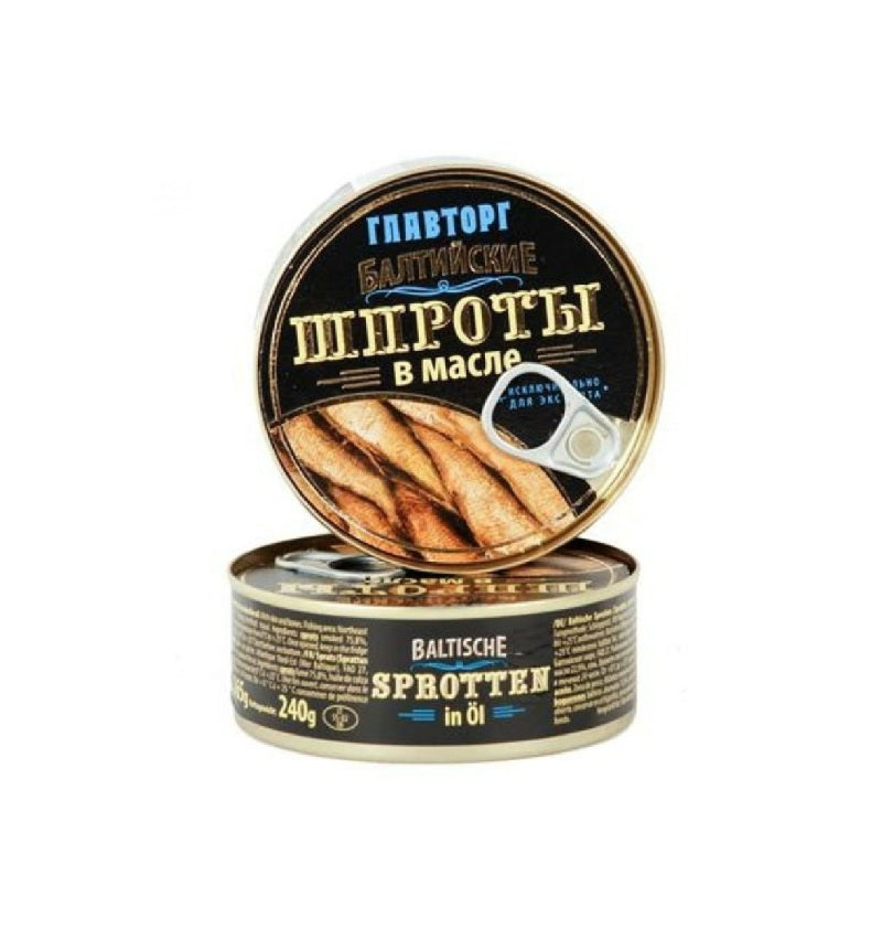Glavtorg Baltic Sprotten in Oil, 240g